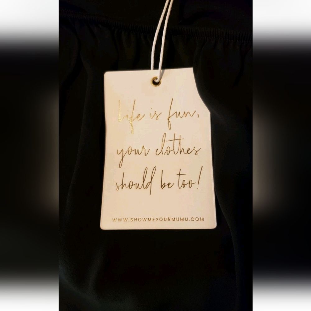 NWT Show Me Your Mumu BRIAR Mini Dress Black Size Extra Small *Sold out!!  $158 - Picture 6 of 8